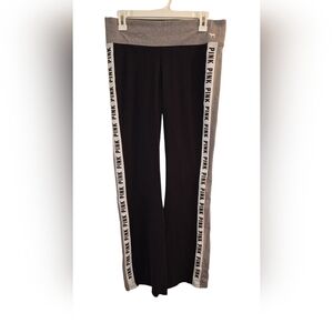 Pink Victoria's Secret Flare Yoga Pants